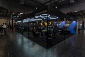Exhibit at SimRacing Expo Charlotte - Bavarian Simtec Booth