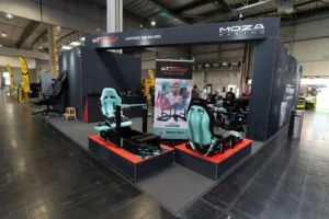 Exhibit at SimRacing Expo - GT Omega Booth