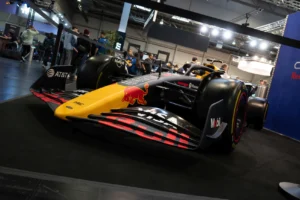 Oracle Red Bull Racing F1 Car of 2025 at Fanatec booth