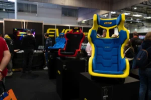Exhibit at SimRacing Expo - Sabelt SimRacing Booth