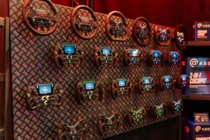 Asetek SimSports Wall of Wheels