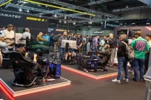 Simagic Booth at SimRacing Expo