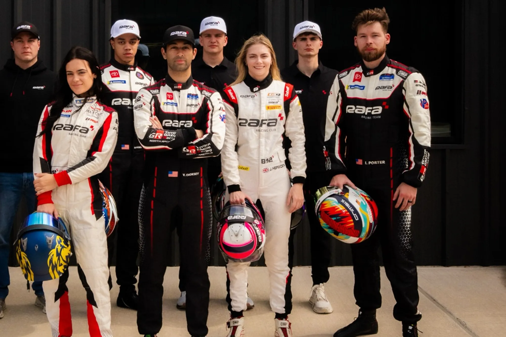 RAFA Racing Header with Drivers RAFA Racing Header with Drivers