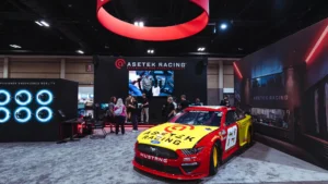 Asetek Racings Booth at Charlotte