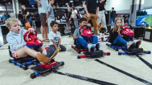 Even children had simulators dedicated to them