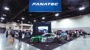 Fanatec Booth at the first SimRacing Expo USA