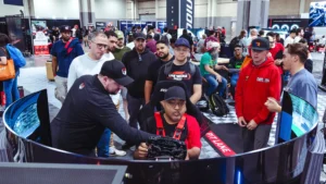 Podium 1 Booth was a attraction with flight simulators