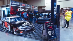 Simagic Booths presented an amazing racing car