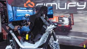 Simufy showed amazing motion simulators at Charlotte